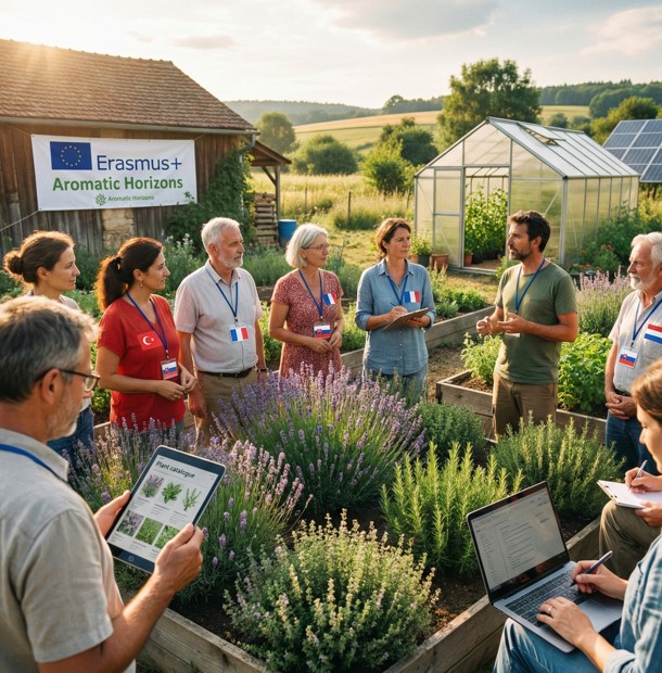 Aromatic Horizons Program: Erasmus+ KA210-ADU (Small-scale Partnerships in Adult Education)